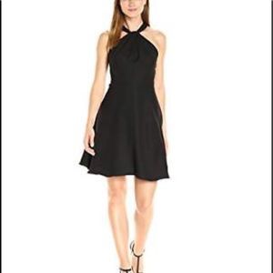 CECE, Womens Fit & Flare Lace-Back Cocktail Dress